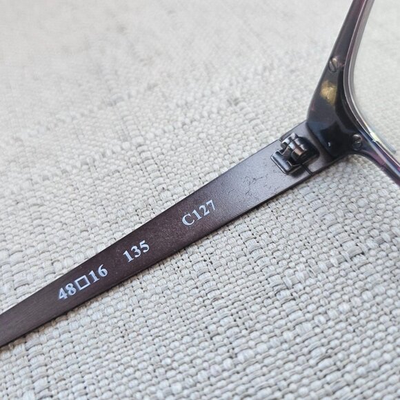 SEE Women Glasses Frame Gunmetal/Purple Tone Eye Wear 5364 Eyeglasses Frame only - Picture 10 of 12